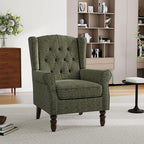 Mid-Century Modern 2-Piece Wingback Chair Set - Image 5