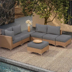 14PCS Patio Cushion Covers, Patio Furniture Couch Seat Slipcovers | Washable - Image 6