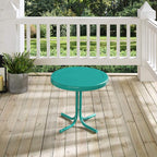 Crosley Furniture Griffith Weather Resistant Retro Metal Outdoor Side Table - Image 7