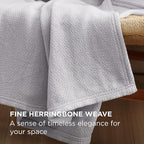 Bedsure GentleSoft 100% Cotton Blanket King Size - Image 3
