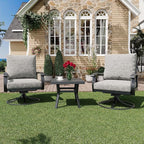 HOMREST Outdoor Swivel Rocker Patio Chairs by HOMREST