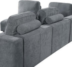 Christopher Knight Home Linmont 2 Pieces L Shape Convertible Sectional Sofa - Image 10