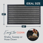 ubdyo Extra Durable Door Mat Outside Entrance | Dirt Trapping, Non-Slip Backing - Image 2