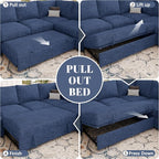 85 Inch Modular Sectional Sofa - Image 7