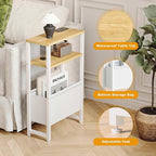 Narrow Side Table, Slim End Table - Image 4