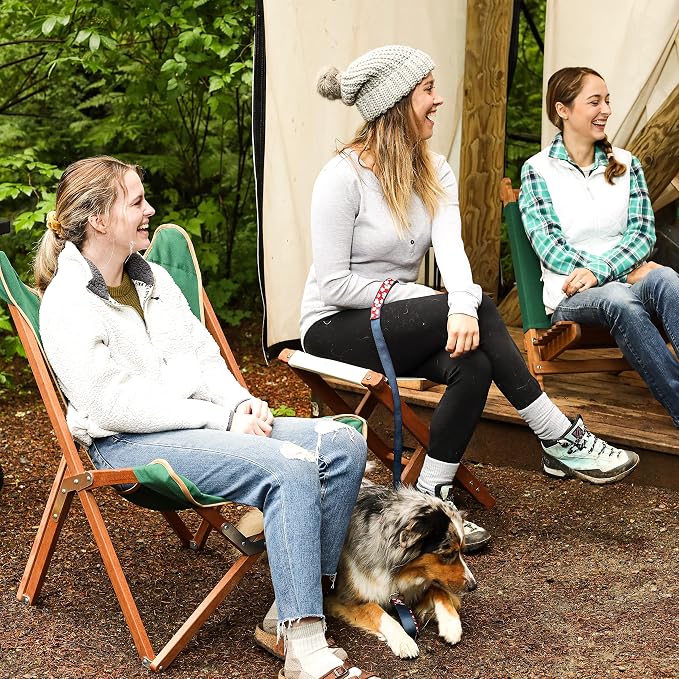BYER OF MAINE Pangean Folding Stool – Canvas Camp & Wood Camp Stool - Image 2