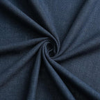 Vision Home Navy Blue Pinch Pleated Full Blackout Curtains Linen Blended Room - Image 7