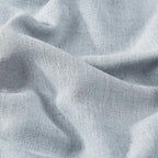 Vision Home Blue Gray Pinch Pleated Full Blackout Curtains Linen Blended Room - Image 5