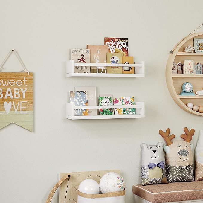 Onlysky Set of 4 Wall-Mounted Kid's Bookshelf - Image 3
