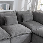 Boneless Couch Sectional Cloud Couch 102.3'' Oversized Modular Sectional Sofa - Image 5
