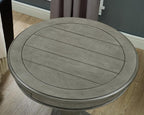 Roundhill Furniture Rene Contemporary Wood Pedestal Side Table - Image 4
