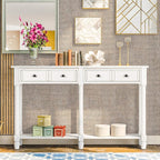 Merax Retro Console Table Sofa Table - Image 3