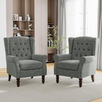 Mid-Century Modern Wingback Accent Chair - Image 6