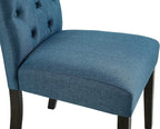 Roundhill Furniture Leviton Solid Wood Tufted Parsons Dining Chairs - Image 3