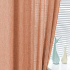 MYSKY HOME 90 Inch Burnt Orange Curtains - Image 4