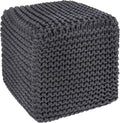 REDEARTH Cube Pouf Foot Stool Ottoman by REDEARTH