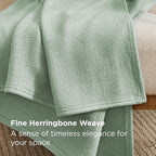 Bedsure GentleSoft 100% Cotton Blanket Queen Size - Image 3