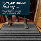 ubdyo Extra Durable Door Mat Outside Entrance | Dirt Trapping, Non-Slip Backing - Image 6