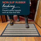 ubdyo Extra Durable Door Mat Outside Entrance | Dirt Trapping, Non-Slip Backing - Image 5
