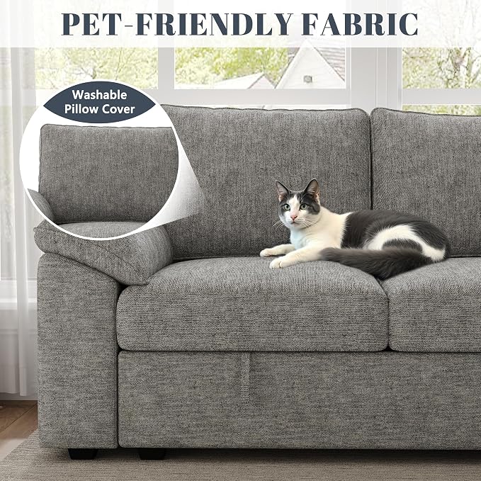 85 Inch Modular Sectional Sofa - Image 8