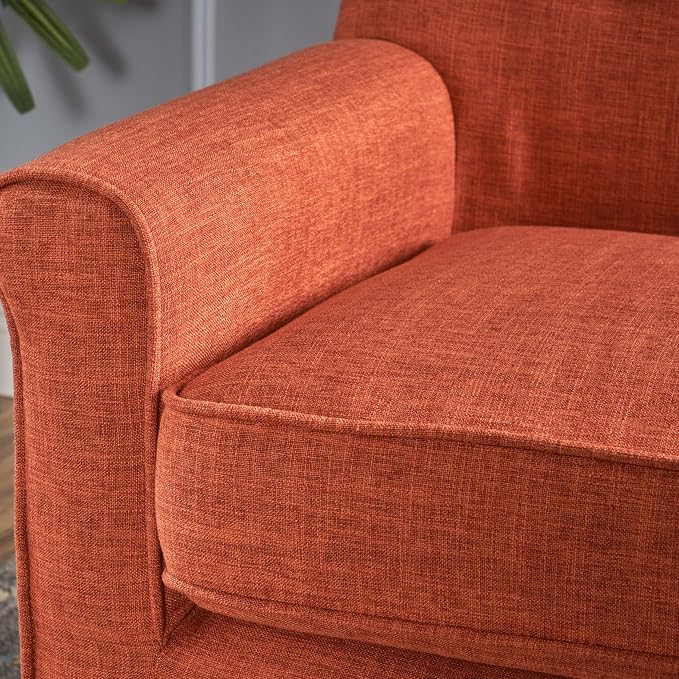 GDFStudio Mid Century Modern Fabric Loveseat - Image 5