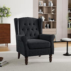 Mid-Century Modern 2-Piece Wingback Chair Set - Image 5