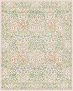 Cream Green Washable 8x10 Area Rugs - Image 3