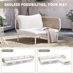 Crestlive Products Outdoor Patio Furniture Set, 4 Seater Modular Oversized - Image 7