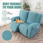 Genina Recliner Loveseat Cover Stretch Couch Covers Sofa slipcover - Image 3