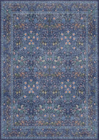 Dark Navy Blue Living Room Rug 5x7 Area Rug - Image 3