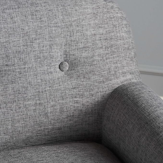 GDFStudio Mid Century Modern Fabric Loveseat - Image 5