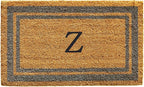 Calloway Mills 153022436Z Periwinkle Border 24" x 36" Monogram Doormat by Callowaymills