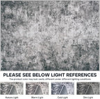 Aelenmu 10x14 Area Rugs for Living Room Dining Room Washable Black | Soft - Image 8