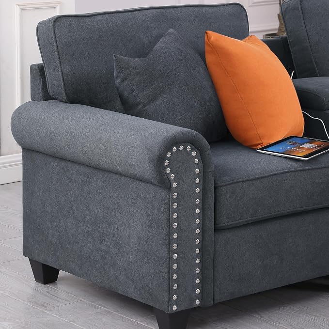 Ball & Cast 127" L-Shaped Sectional Couch - Image 4