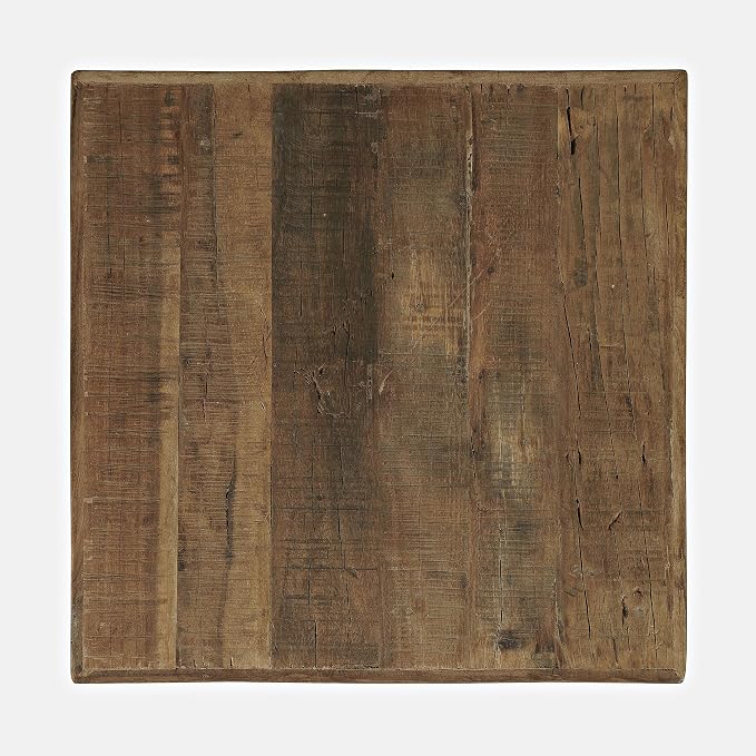 Jofran Reclamation Rustic Reclaimed Solid Wood Square End Table - Image 10