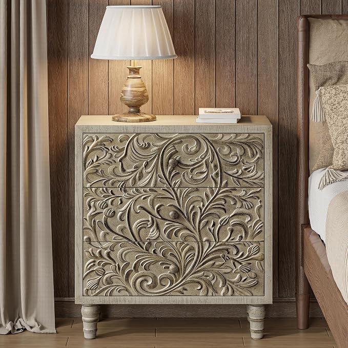 3 Drawer Farmhouse Dresser X 2P - Image 2