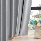 Joydeco Faux Linen Blackout Curtains - Image 5