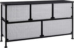 Amazon Basics Extra Wide Fabric 5-Drawer Storage Organizer Unit - Image 5