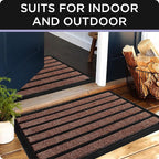 Ubdyo Extra Durable Door Mat Outside Entrance | Dirt Trapping, Non-Slip Backing - Image 9