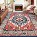 SERISSA 8x10 Washable Non Slip Boho Area Rug by SERISSAHomeDecorCollection