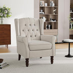 Mid-Century Modern 2-Piece Wingback Chair Set - Image 5
