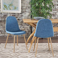 Christopher Knight Home Raina Mid-Century Modern Fabric Dining Chairs by ChristopherKnightHome