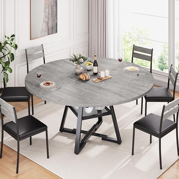 Jocoevol 51" Round Dining Table by JOCOEVOL
