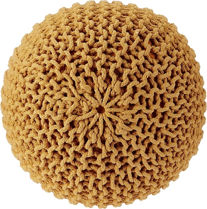 REDEARTH · Round Pouf Ottoman - Image 4