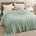 Bedsure GentleSoft 100% Cotton Blanket Queen Size - Image 5