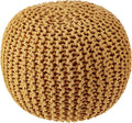 REDEARTH · Round Pouf Ottoman by REDEARTH
