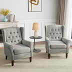 Pia Ricco High Back Floral Accent Chair - Image 6